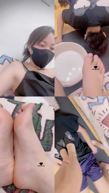 【安乐】用嘴给主人保养玉足/全体重踩踏