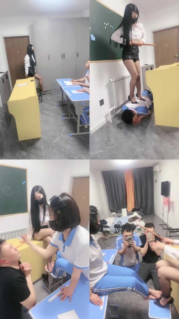 【桃幼幼】双S-校园剧情-奴下奴-教女同学虐男犬【双视角版】