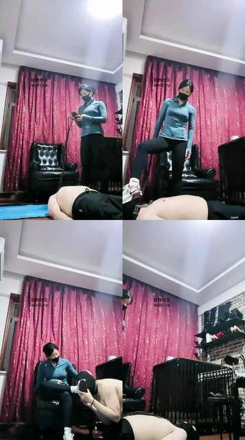 【冷颜】鞋绑脸呼吸控制/运动鞋白袜踩踏