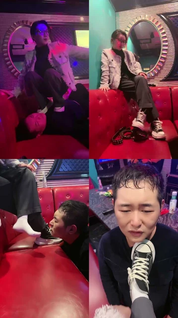 【明明】KTV帆布鞋原味棉袜玩狗【上】