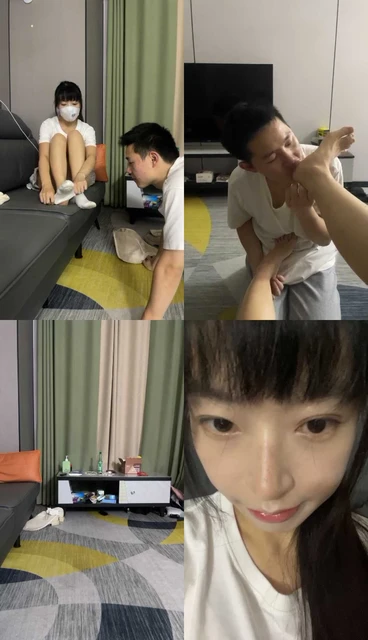 【我偏不】清理超脏长靴/闻鞋窝白袜/舔脚趾/深喉