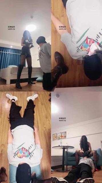 【倪小主】重度鞭打/长靴+高跟踩踏/抽耳光/舔吃卫生巾