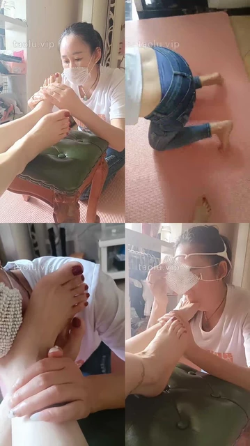 【灵犀S】母畜跪舔裸足伺候