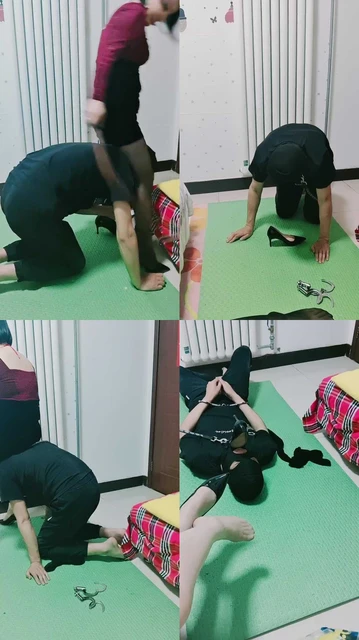 【美容院】技师S-骑脖狗爬/耳光鞭打/臭脚踩踏