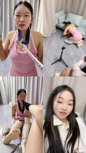 【cc.s】母畜-跪舔毛绒短靴棉袜/袜子塞嘴插嘴【双视角完整版】