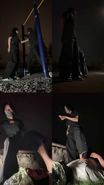 【朱砂痣S】户外虐打狗-裸足喂酸奶/提档/臭脚捂脸