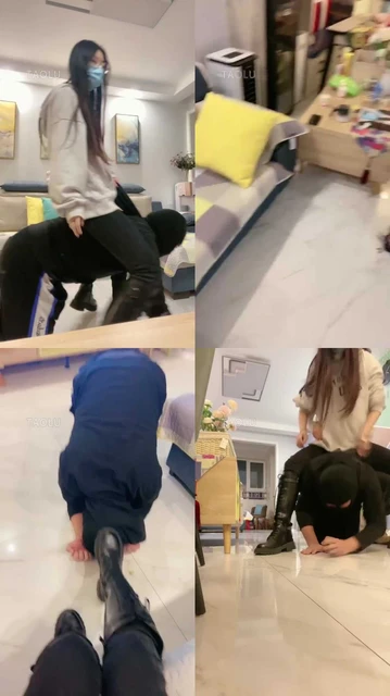 【罗宾】带素人同事凶残骑马奴