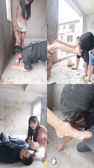 【安琪】烂尾楼强迫两兄弟做狗