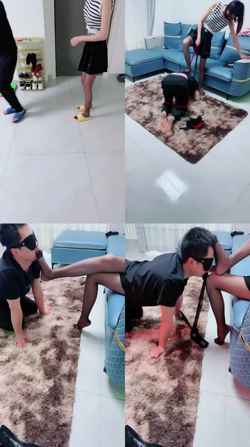 【涵姐】偷高跟的bt被惩罚