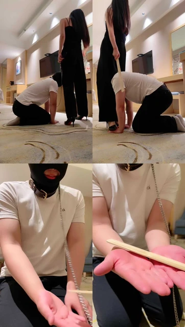 【阿珂大人】打手心/胯下羞辱/骑狗背sp/肉丝脚捂脸