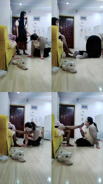 【奶凶小仙女】女大学生黑丝暴力调母狗(一)