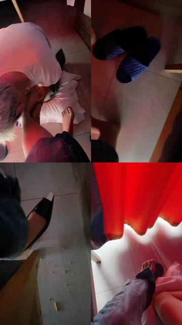 【森碟学姐】下跪品尝素人的jio/骑狗背