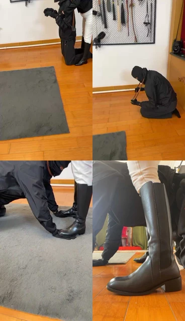 【魔鬼天使】长靴驯兽师-驯服人体马奴