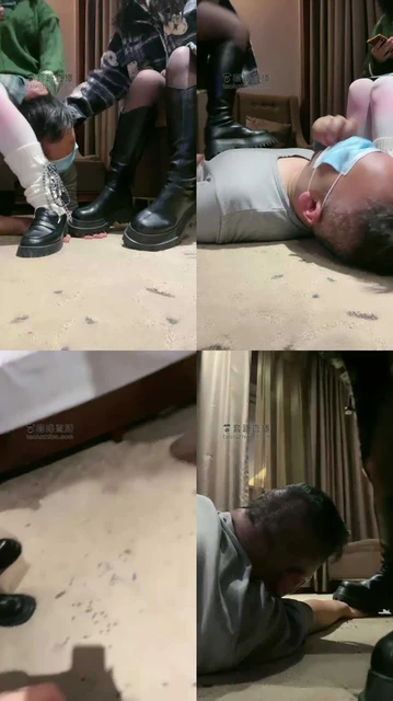 【小痴大人】开发穿皮靴的素人一起虐【上】