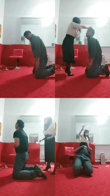 【沐颜s】踢裆皮带数据线鞭打