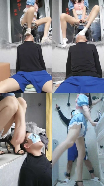 【丫丫】高帮鞋+高跟鞋全体重踩踏