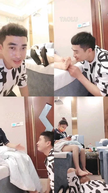 【刘二狗】会所给小姐姐舔脚专场