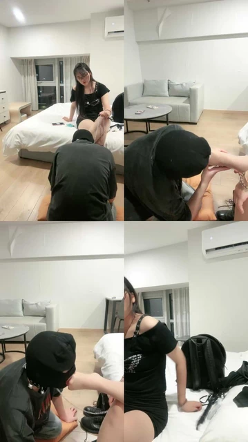 【小九斯】强迫清理脏鞋底/臭脚捂脸/骑马