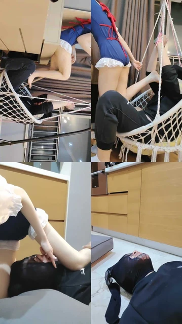 【丫丫】萝莉主美腿羞辱被捆绑的狗