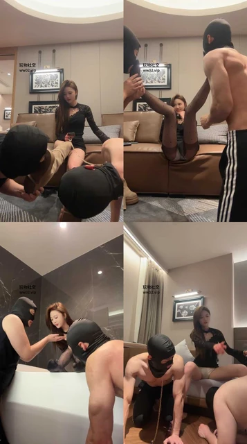 【车模尹】双M-长靴踩虐/鞭打/棉袜黑丝狂舔