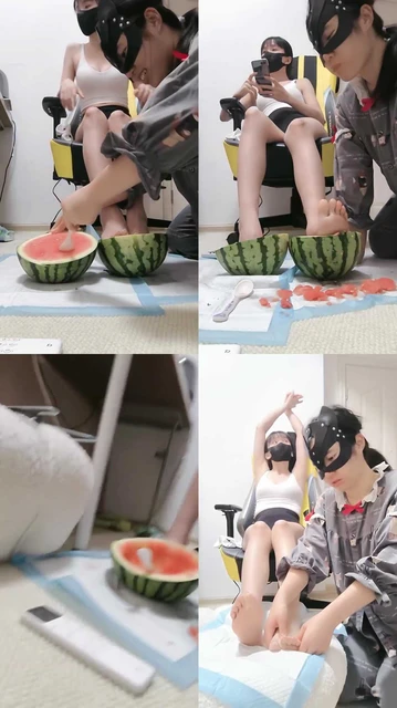 【暴力美学】母畜-脚踩榨汁喂食