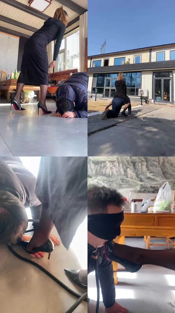 【星染】户外骑遛狗/耳光鞭打