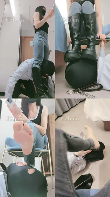 【妮蔻】长靴脚下踩虐/胯下辱/闻臭脚臭脚丫/插嘴