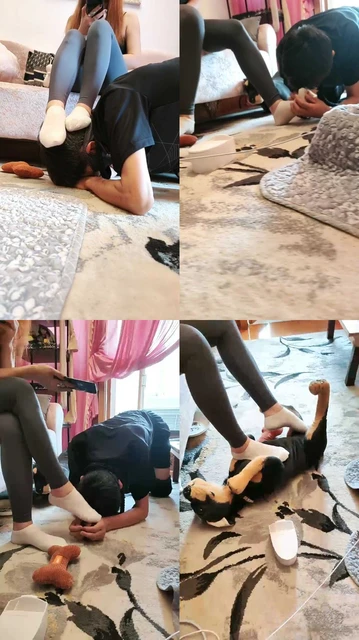 【依依东望】原味白袜jio气味辱犬奴