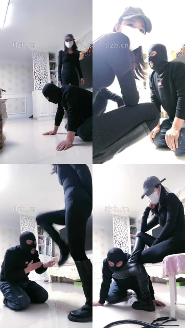 【沐夏夜】健身女神S长靴踢踹