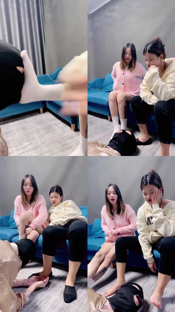 【狗哥】双素人船袜塞嘴全体重踩