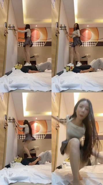 【陈甜女帝】小白鞋女神物化人体蹦床