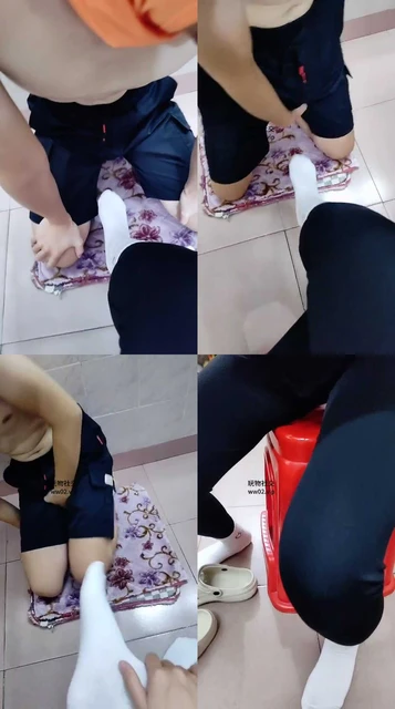 【奇了怪了】裸足白棉袜虐