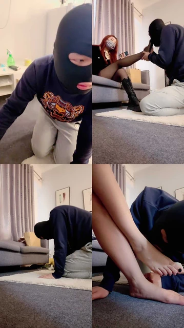 【肉肉S】剧情-男闺蜜表白被虐-耳光/舔长靴臭脚