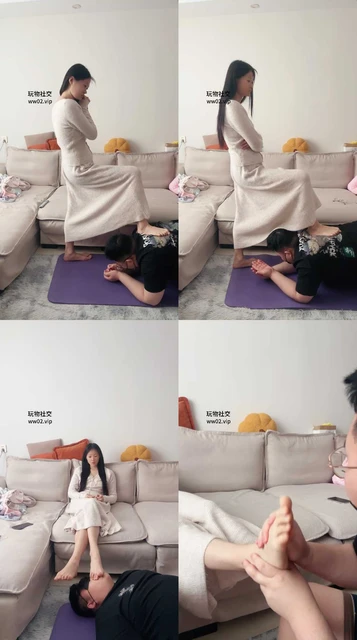 【埋汰】御姐S-美腿玉足踩虐家奴