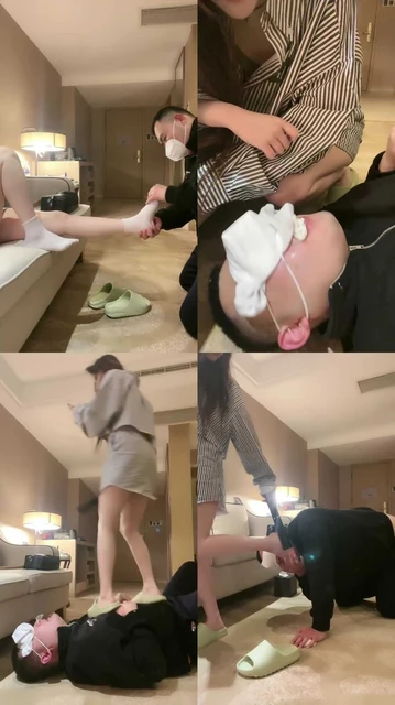 【梦二】口水混合咀嚼白袜/踩狗头转胯