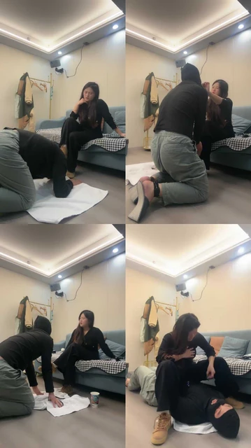 【子熙大人】休闲鞋踢踹踩/耳光鞭打/重度虐乳