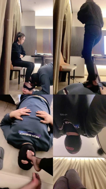 【川野尤娜】高跟踩乳/黑丝美腿诱惑/磕头求饶