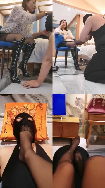 【冷御女王】黑丝调恋足废物