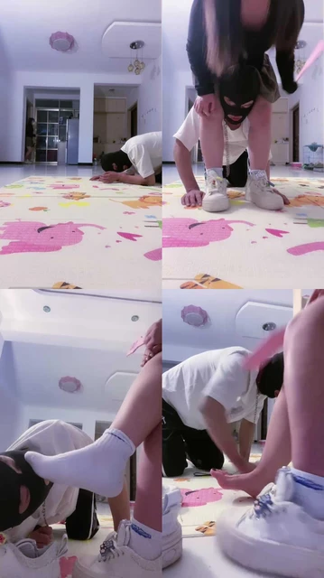 【蔓哥】萝莉主小白鞋踩狗爪/转胯/骑马坐脸/闻舔鞋底