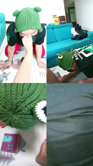 【萌宝儿】TJ脚踩食物虐乳深喉耳光