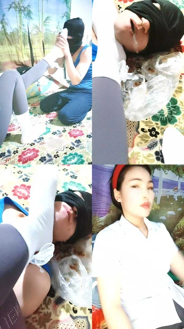 【银南女帝】白棉袜踩窒息狗吐奶狗