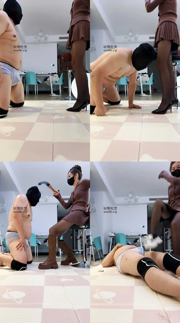 【七月大大】换多双鞋暴力踢踹/全体重踩踏