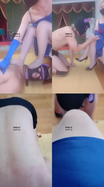 【魔鬼天使】高跟肉丝碾压踩/骑马打手心/脚插嘴