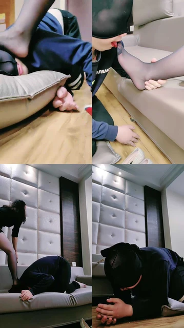 【飞扬女王】高跟黑丝白领惩罚员工