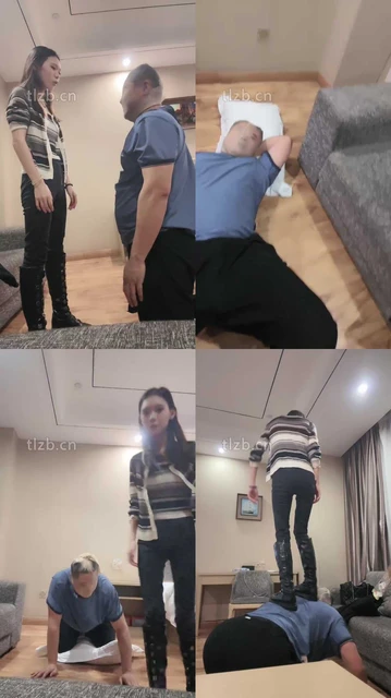 【欣然莫】靴子重度踢踹/耳光抽/踩踏转胯