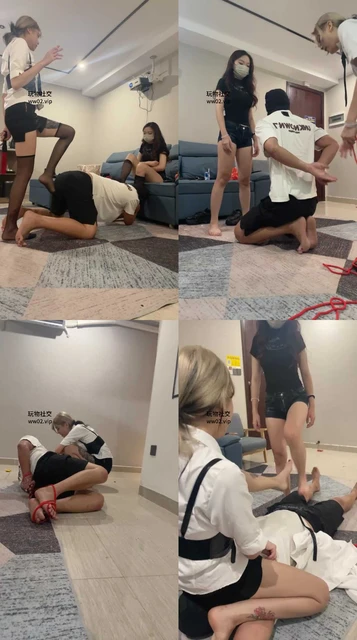 【欣瑶瑶主】双S-鞭打/捆绑踢踹踩踏/坐脸窒息/圣水【双视角版】