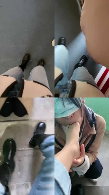 【微甜】户外强迫闺蜜舔脏鞋臭白袜