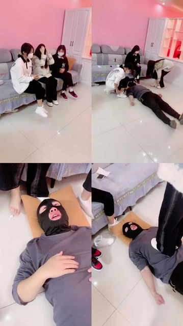 【精神小妹】教多名素人学生主玩sm