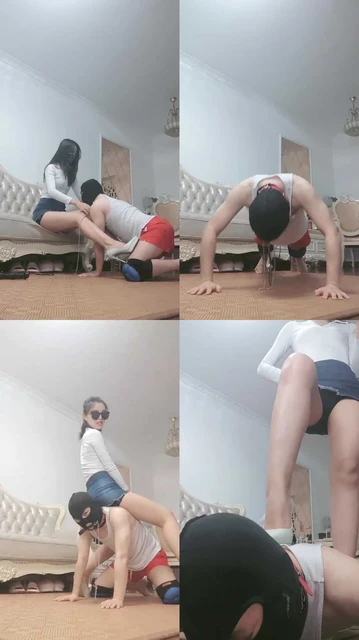 【美璐大大】骑马转胯/狗链遛狗/高跟踩虐