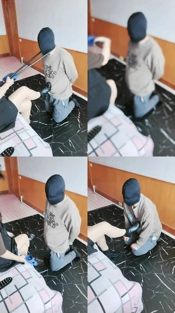 【小叶女S】拖鞋抽耳光/掐乳狗链遛狗